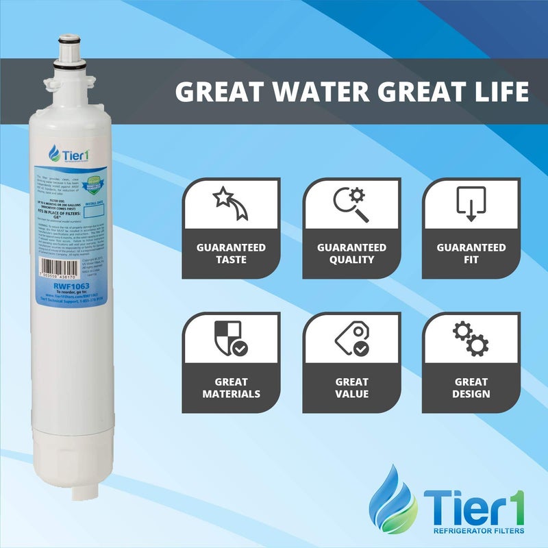 Tier1 RPWF Refrigerator Water Filter 3-pk | Replacement for GE RPWF (NOT RPWFE), WSG-4, MPF15350, DWF-36, R-3600, OPFG3-RF300, RWF3600A, WD-RPWF, WF277, Fridge Filter - Image 4